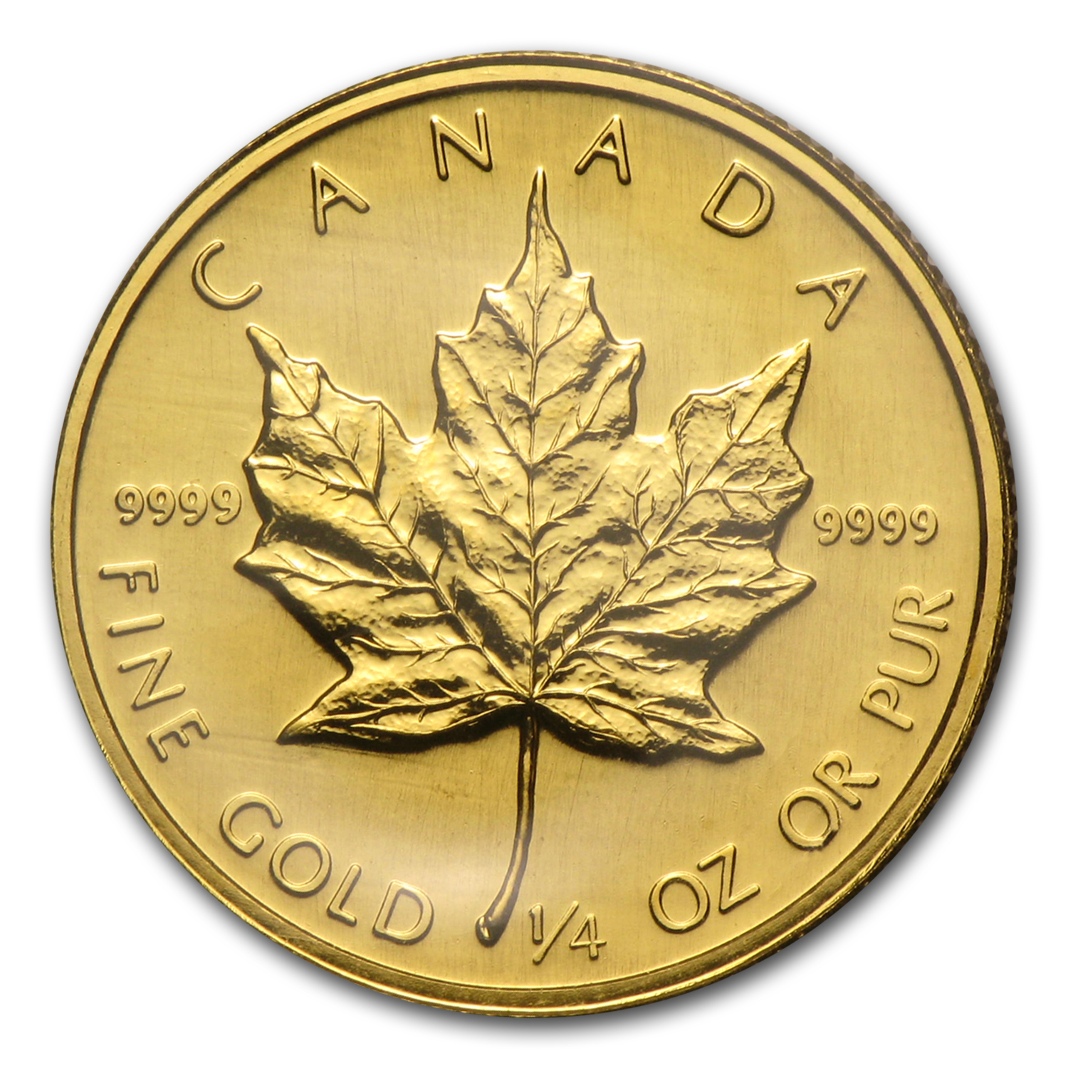 Buy 1989 Canada 1/4 oz Gold Maple Leaf BU - Click Image to Close