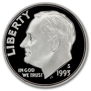 Buy 1993-S Silver Roosevelt Dime Gem Proof