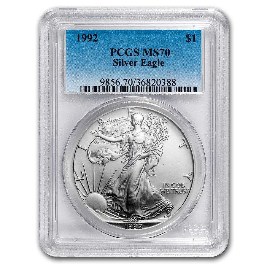 Buy 1992 American Silver Eagle MS-70 PCGS