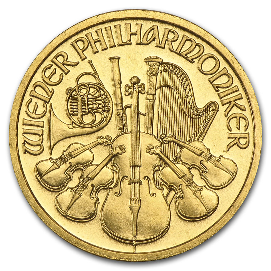 Buy 1997 Austria 1/10 oz Gold Philharmonic BU