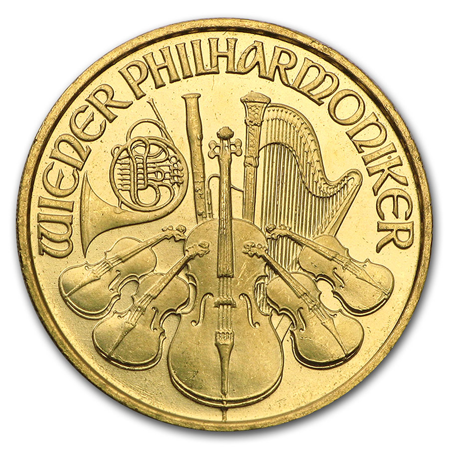 Buy 1995 Austria 1/10 oz Gold Philharmonic BU - Click Image to Close