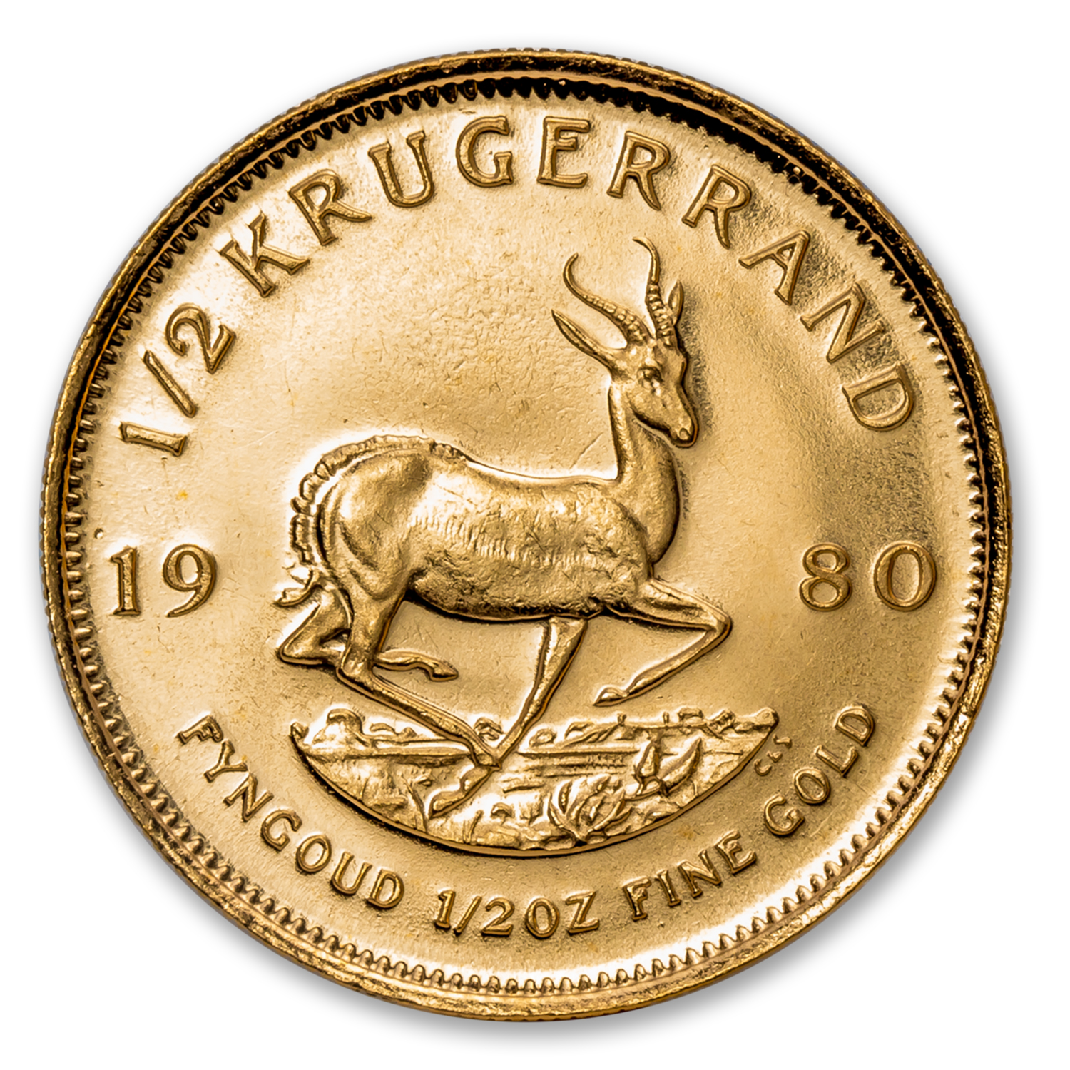 Buy 1980 South Africa 1/2 oz Gold Krugerrand BU