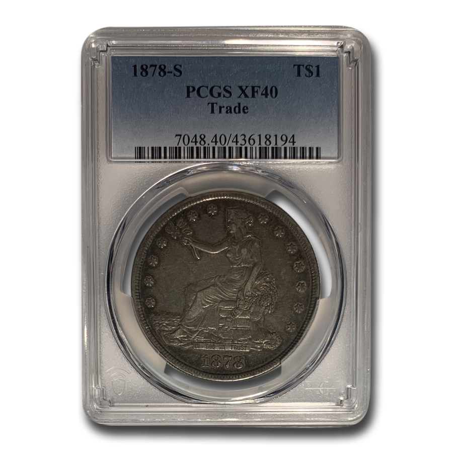 Buy 1878-S Trade Dollar XF-40 PCGS - Click Image to Close