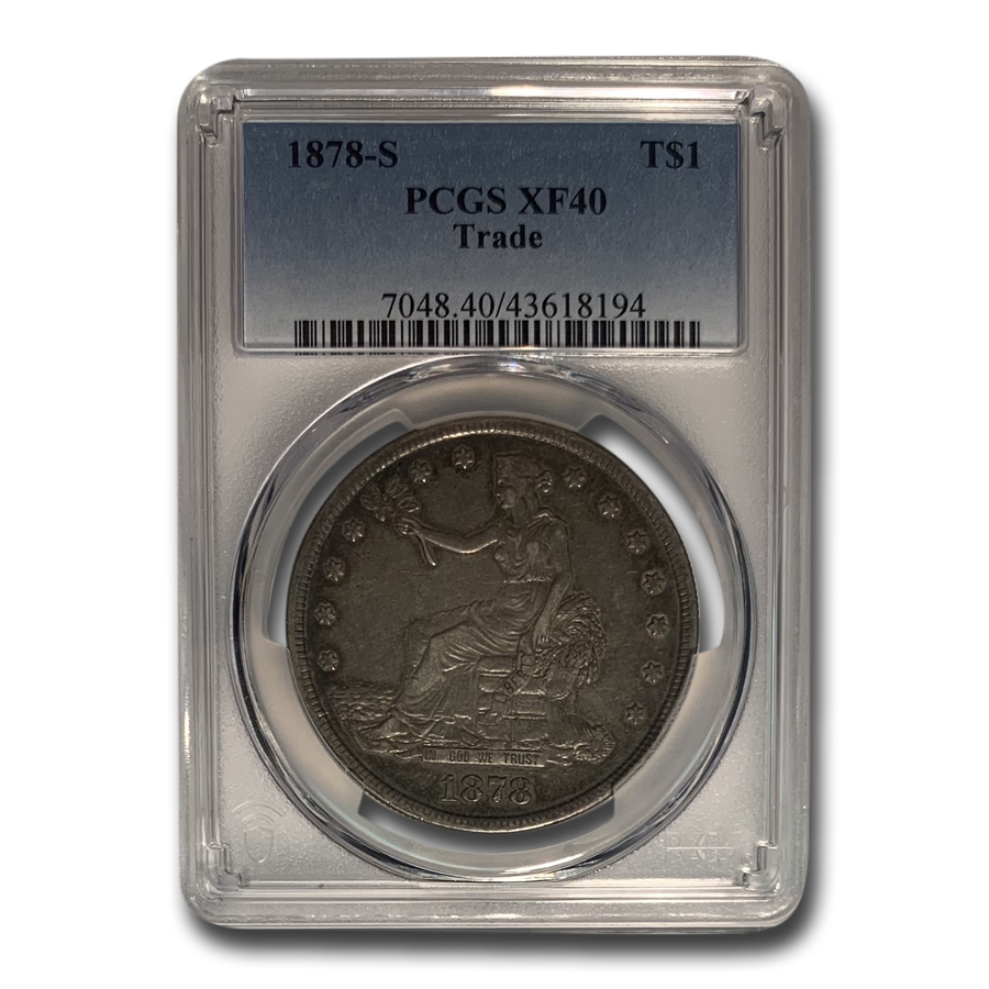 Buy 1878-S Trade Dollar XF-40 PCGS