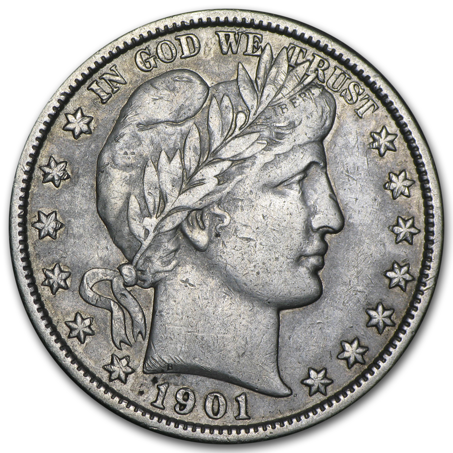 Buy 1901 Barber Half Dollar VF