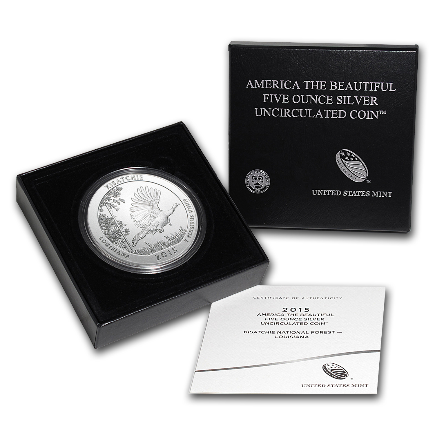 Buy 2015-P 5 oz Silver ATB Kisatchie (w/Box & COA)