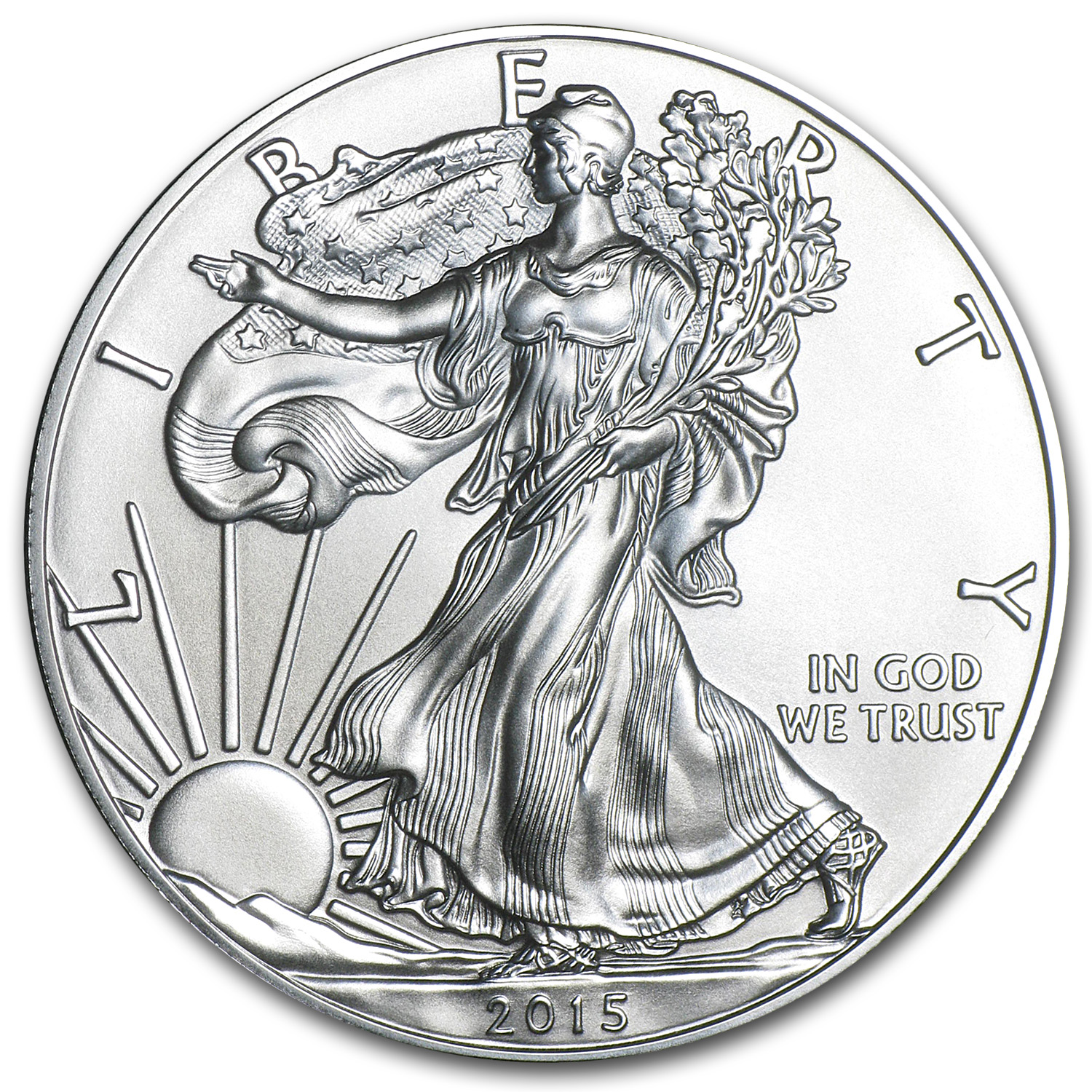 Buy 2015-W Burnished American Silver Eagle (w/Box & COA)
