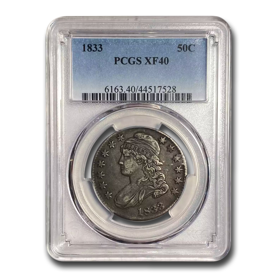 Buy 1833 Bust Half Dollar XF-40 PCGS