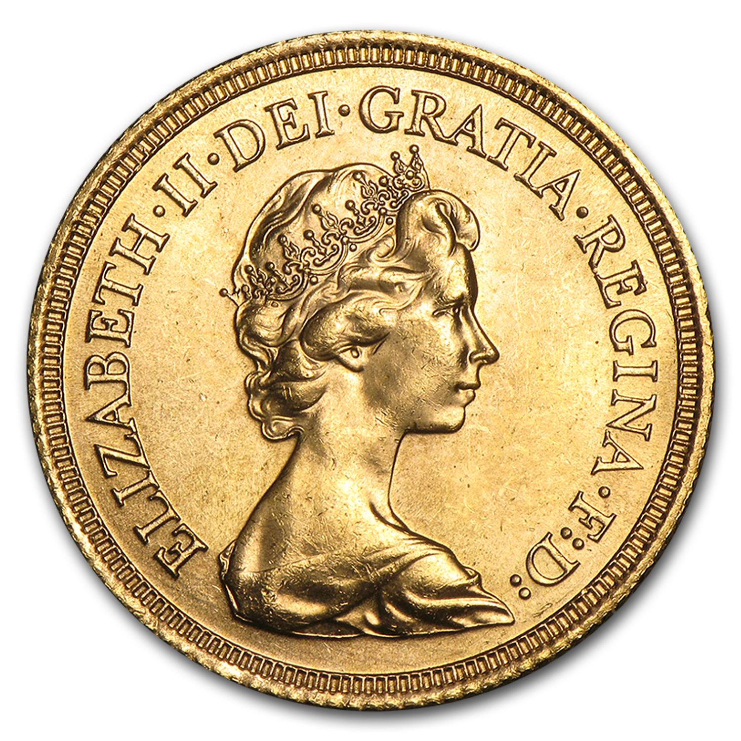 Buy 1974-1982 Great Britain Gold Sovereign Elizabeth II BU