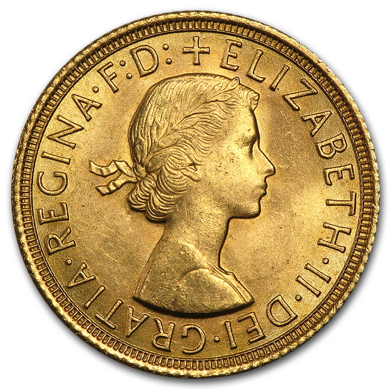 Buy 1957-1968 Great Britain Gold Sovereign Elizabeth II BU