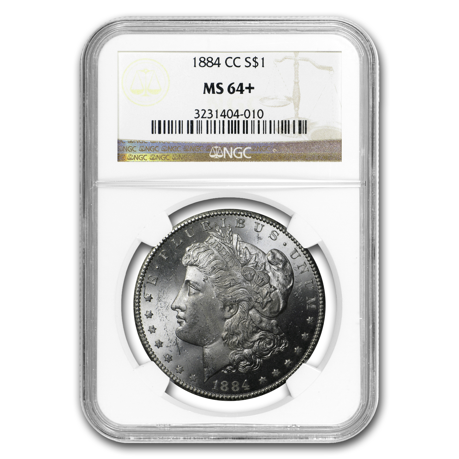 Buy 1884-CC Morgan Dollar MS-64+ NGC