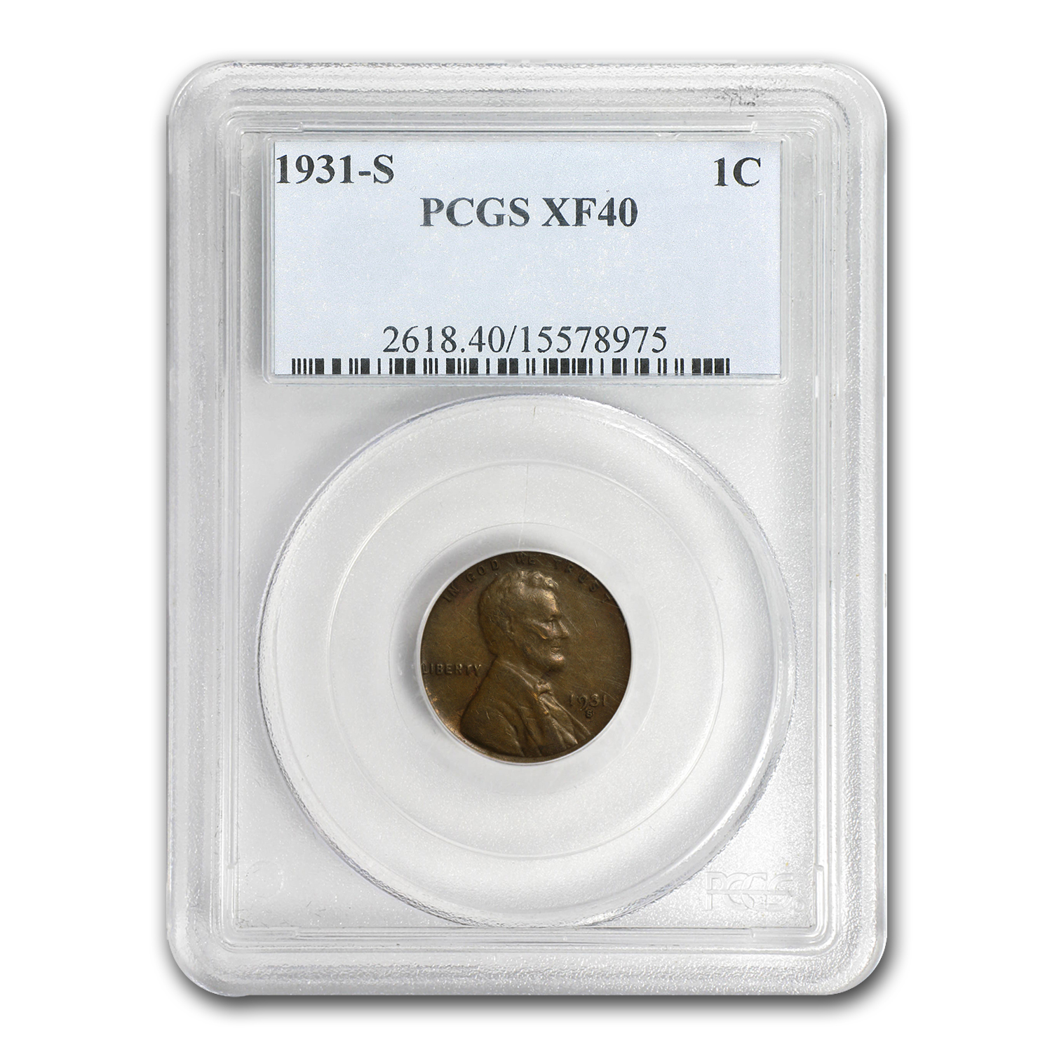 Buy 1931-S Lincoln Cent XF-40 PCGS