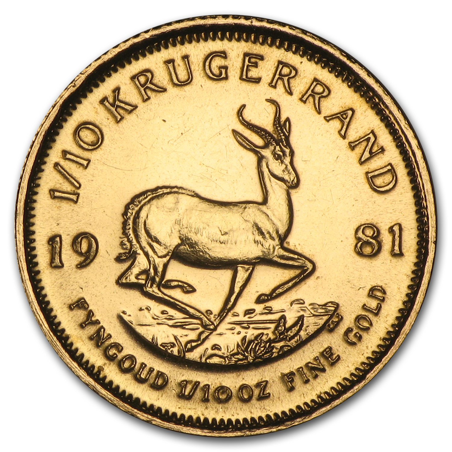 Buy 1981 South Africa 1/10 oz Gold Krugerrand - Click Image to Close