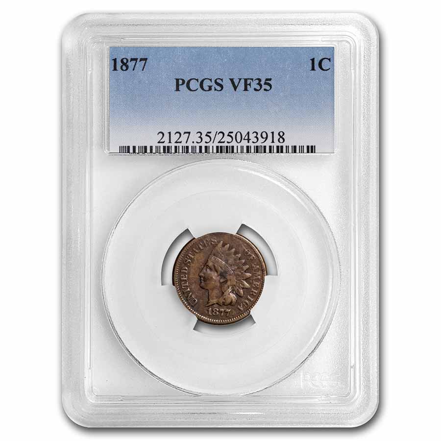 Buy 1877 Indian Head Cent VF-35 PCGS