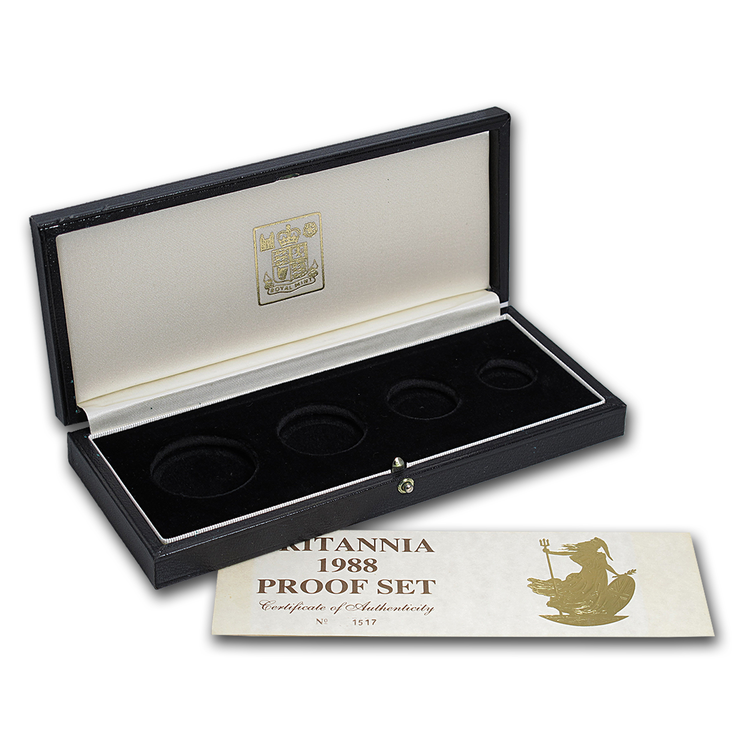 Buy OGP Box & COA - 1988 Proof Gold Britannia 4-Coin Set