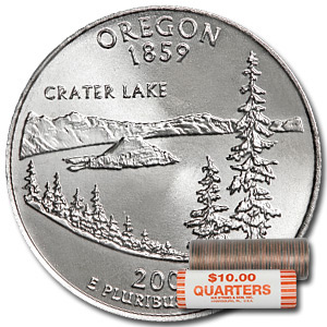 Buy 2005-P Oregon Statehood Quarter 40-Coin Roll BU
