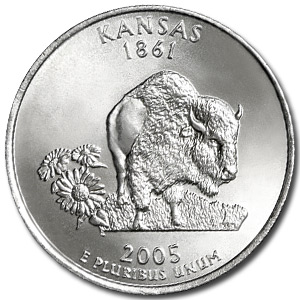 Buy 2005-P Kansas State Quarter BU