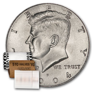Buy 2004-P Kennedy Half Dollar 20-Coin Roll BU