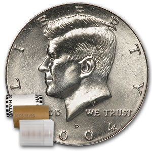 Buy 2004-D Kennedy Half Dollar 20-Coin Roll BU