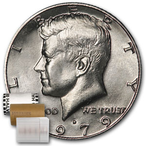 Buy 1979-D Kennedy Half Dollar 20-Coin Roll BU