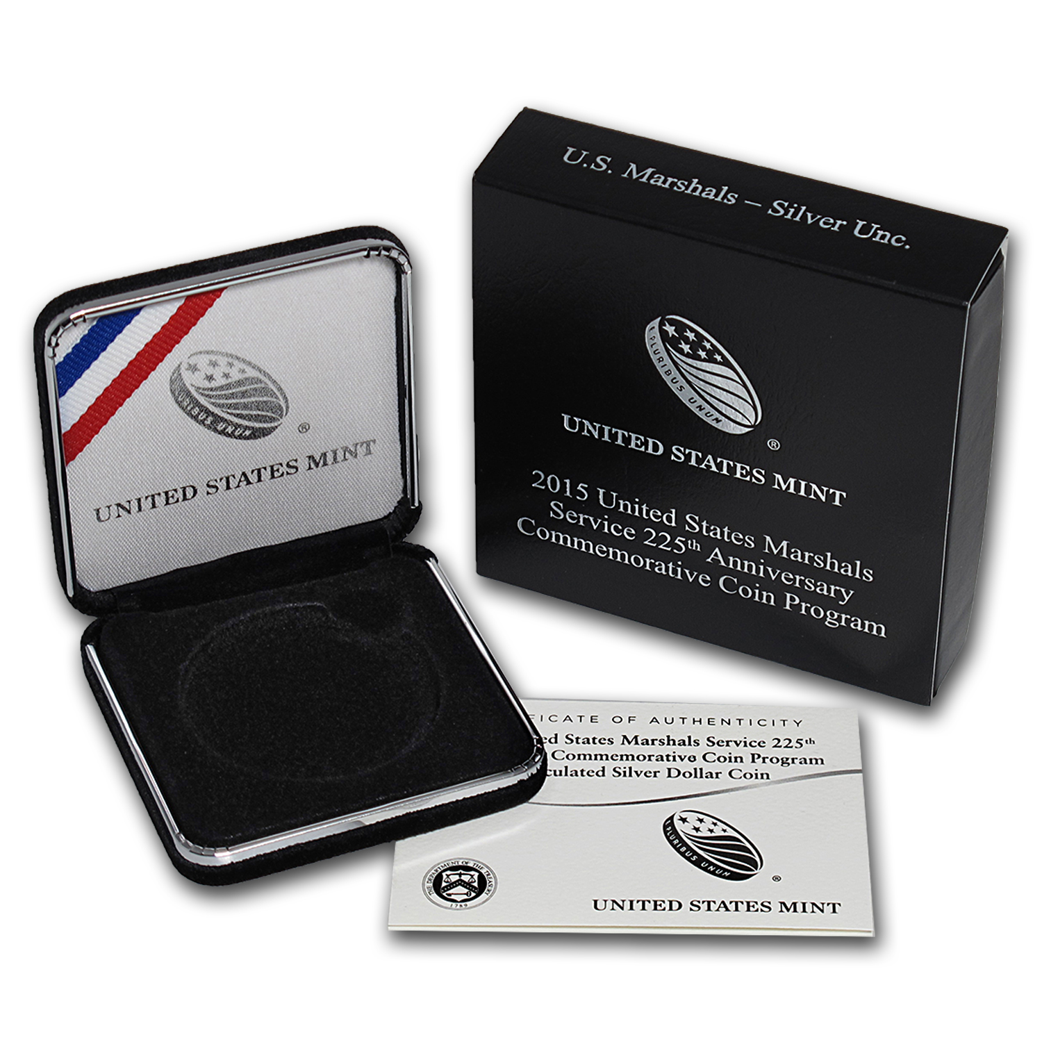 Buy OGP Box & COA - 2015 U.S. Mint U.S. Marshals Silver Unc. Coin
