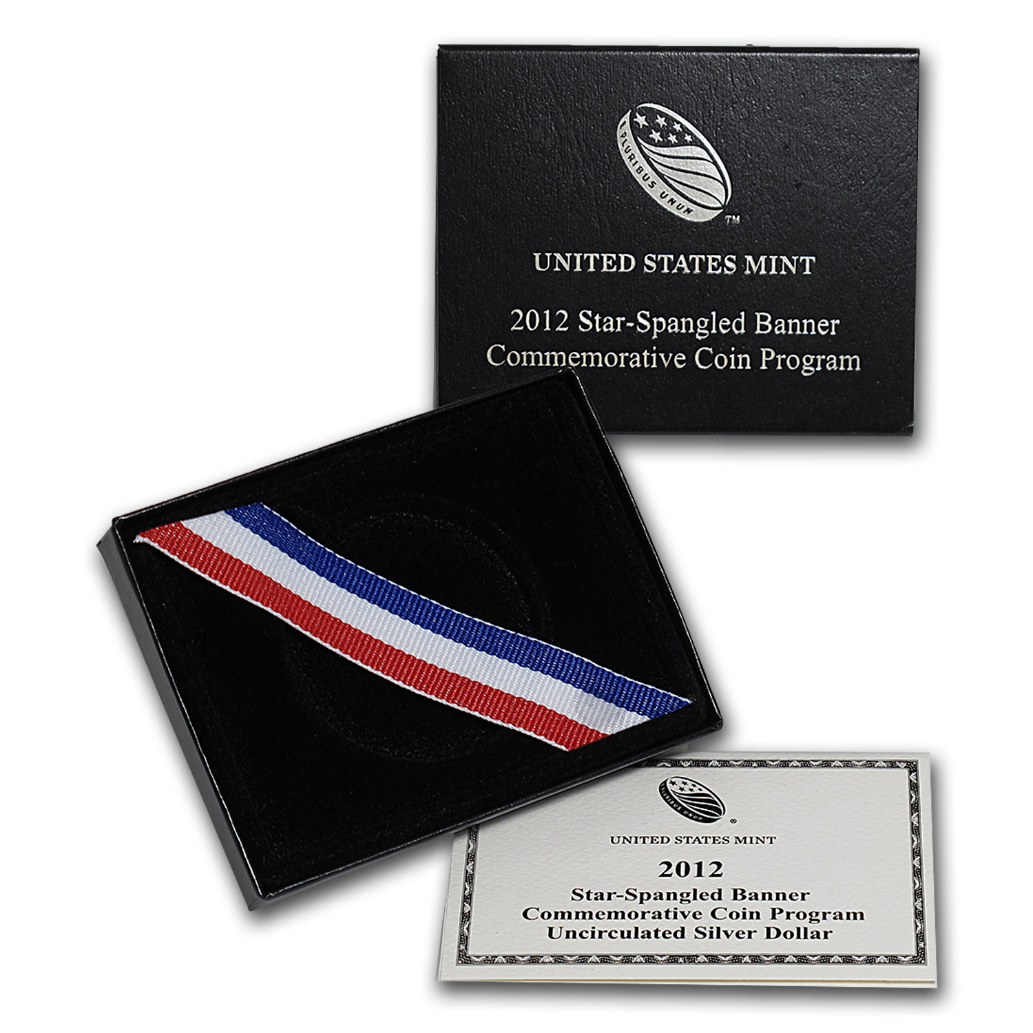 Buy OGP Box & COA - 2012 Star Spangled Banner Silver BU Coin - Click Image to Close