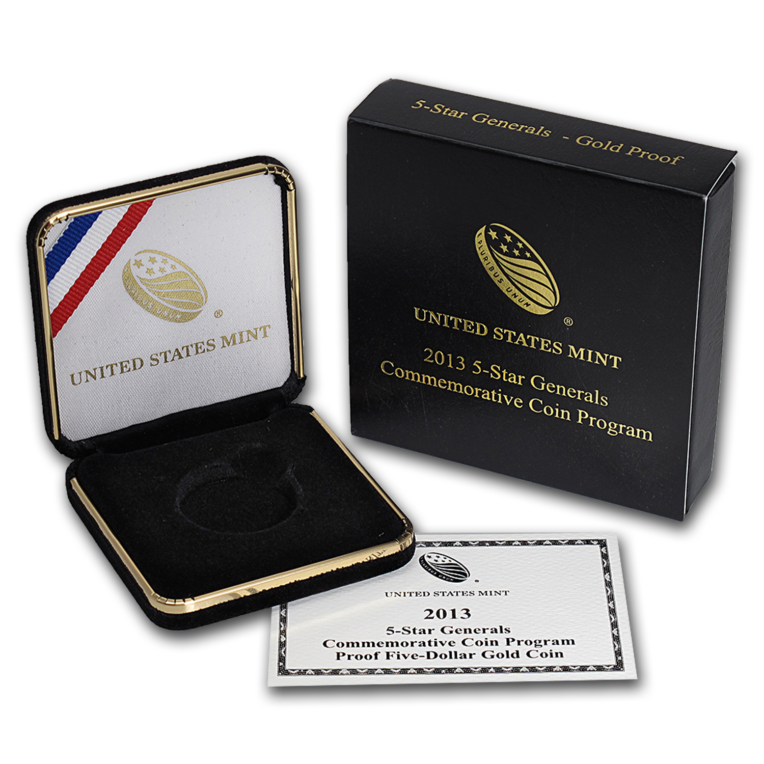 Buy OGP Box & COA - 2013 U.S. Mint 5 Star General Gold Proof Coin - Click Image to Close