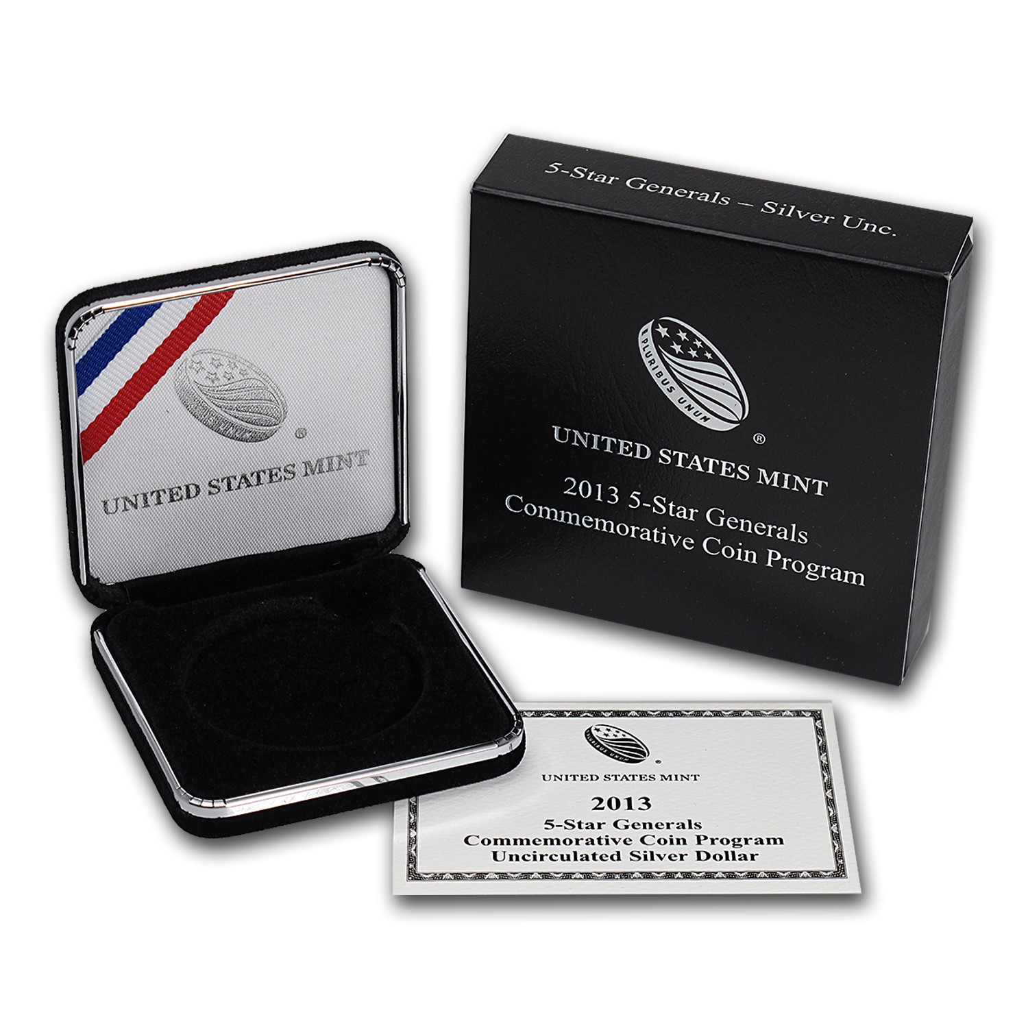 Buy OGP Box & COA - 2013 U.S. Mint 5 Star General Silver Unc. Coin