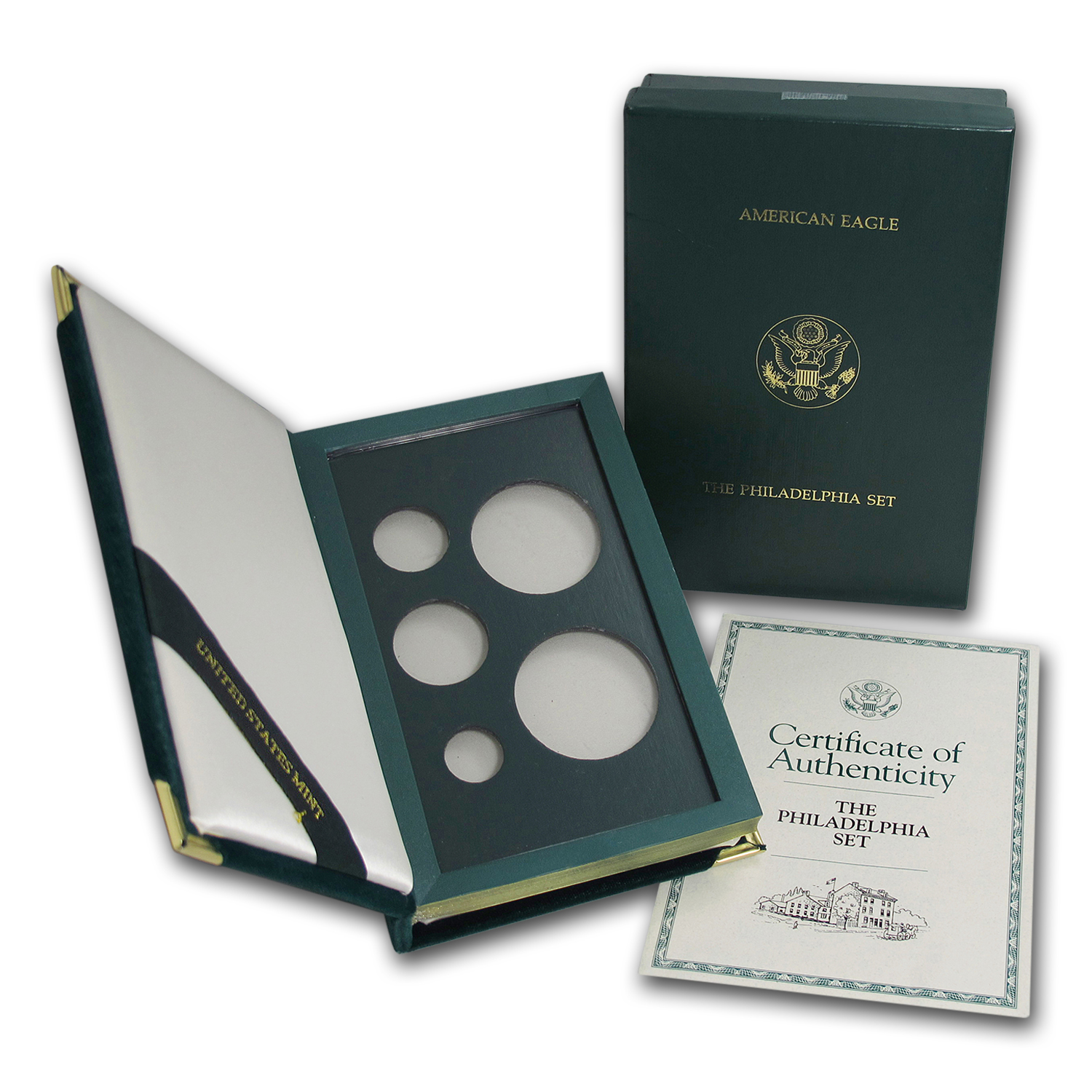 Buy OGP Box & COA - 1993 5-Coin Philadelphia Mint Proof Eagle Set