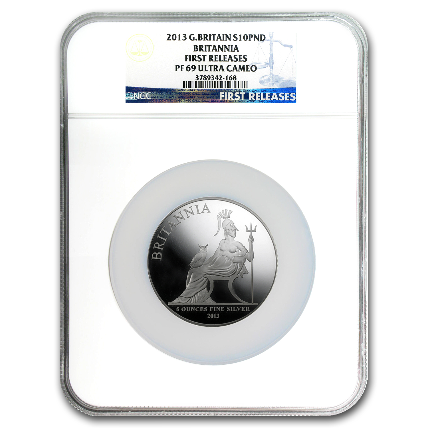 Buy 2013 5 oz Silver Britannia PF-69 NGC (First Release) - Click Image to Close
