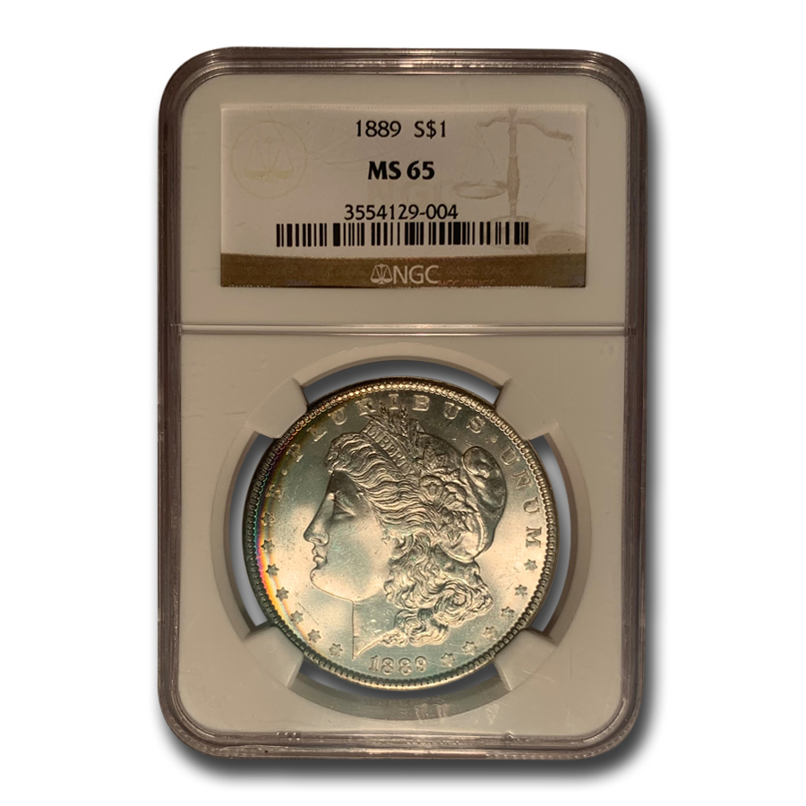 Buy 1889 Morgan Dollar MS-65 NGC (Toned)