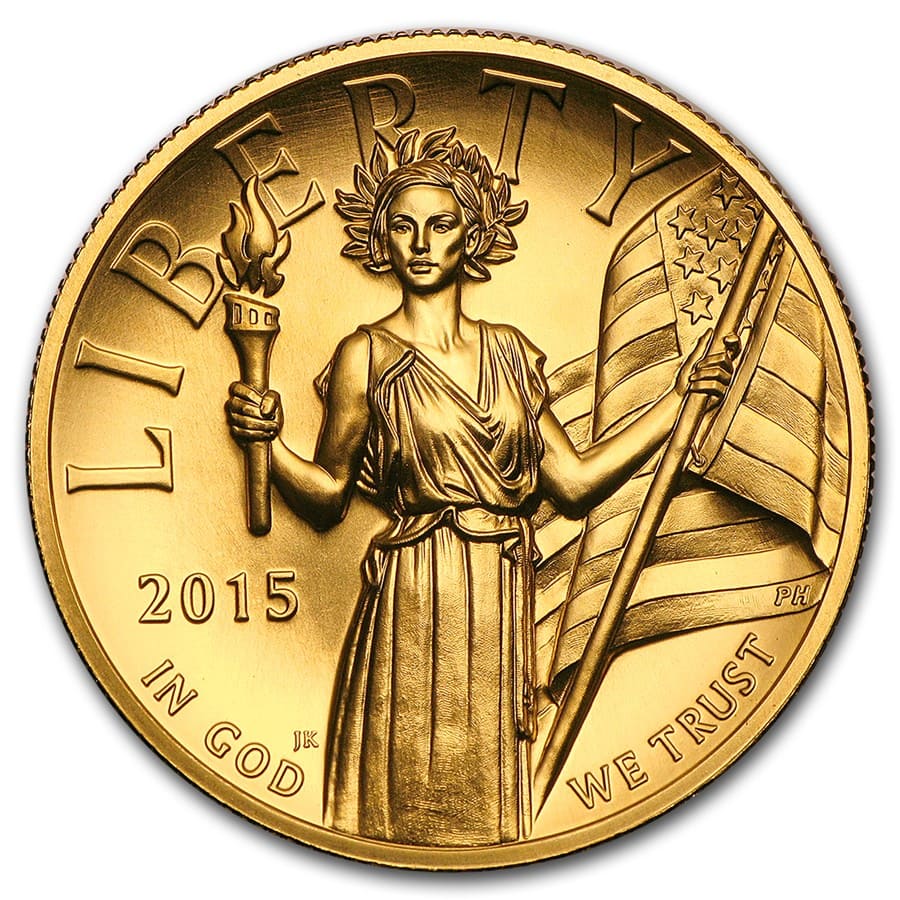 Buy 2015-W High Relief American Liberty Gold BU (w/Box and COA) - Click Image to Close