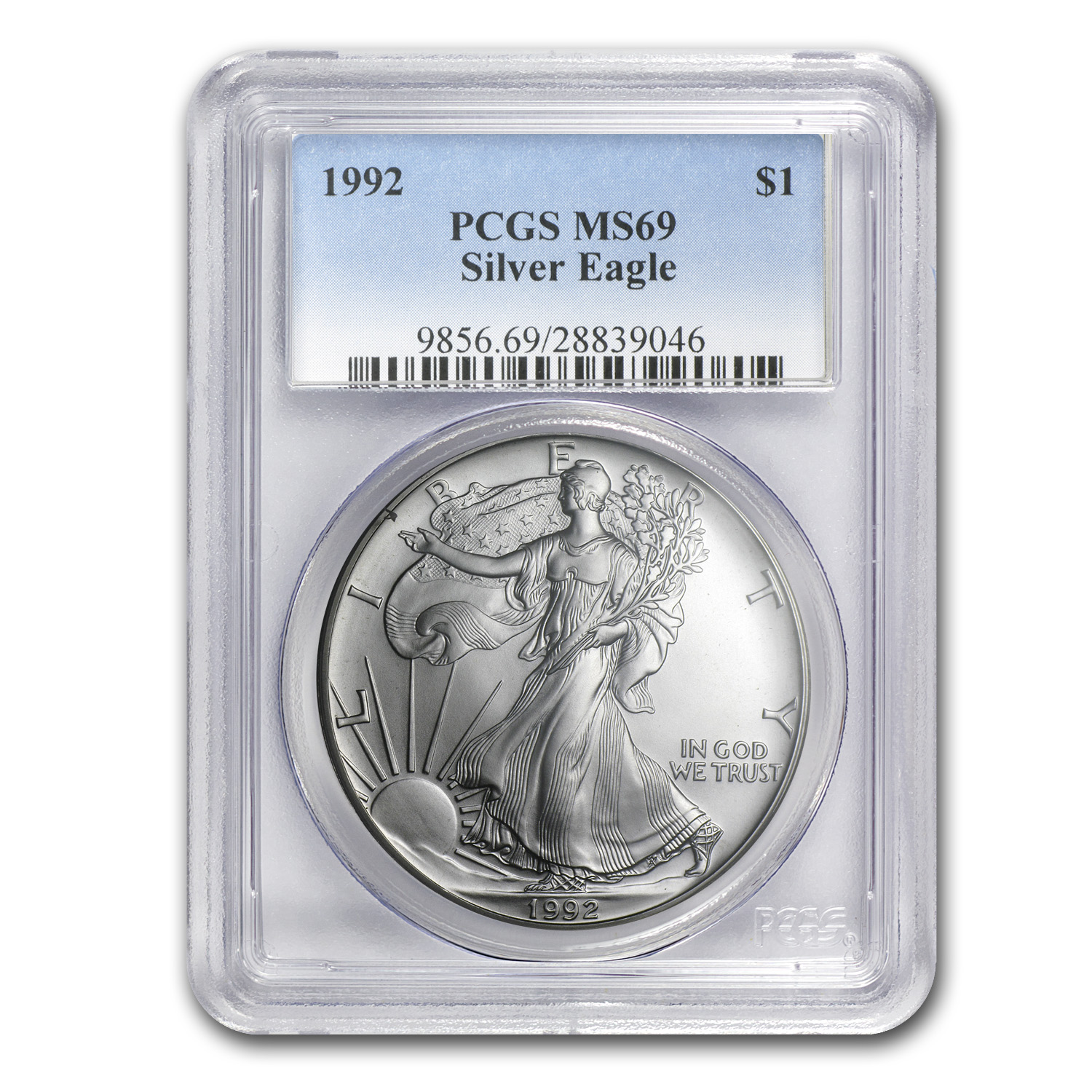 Buy 1992 American Silver Eagle MS-69 PCGS