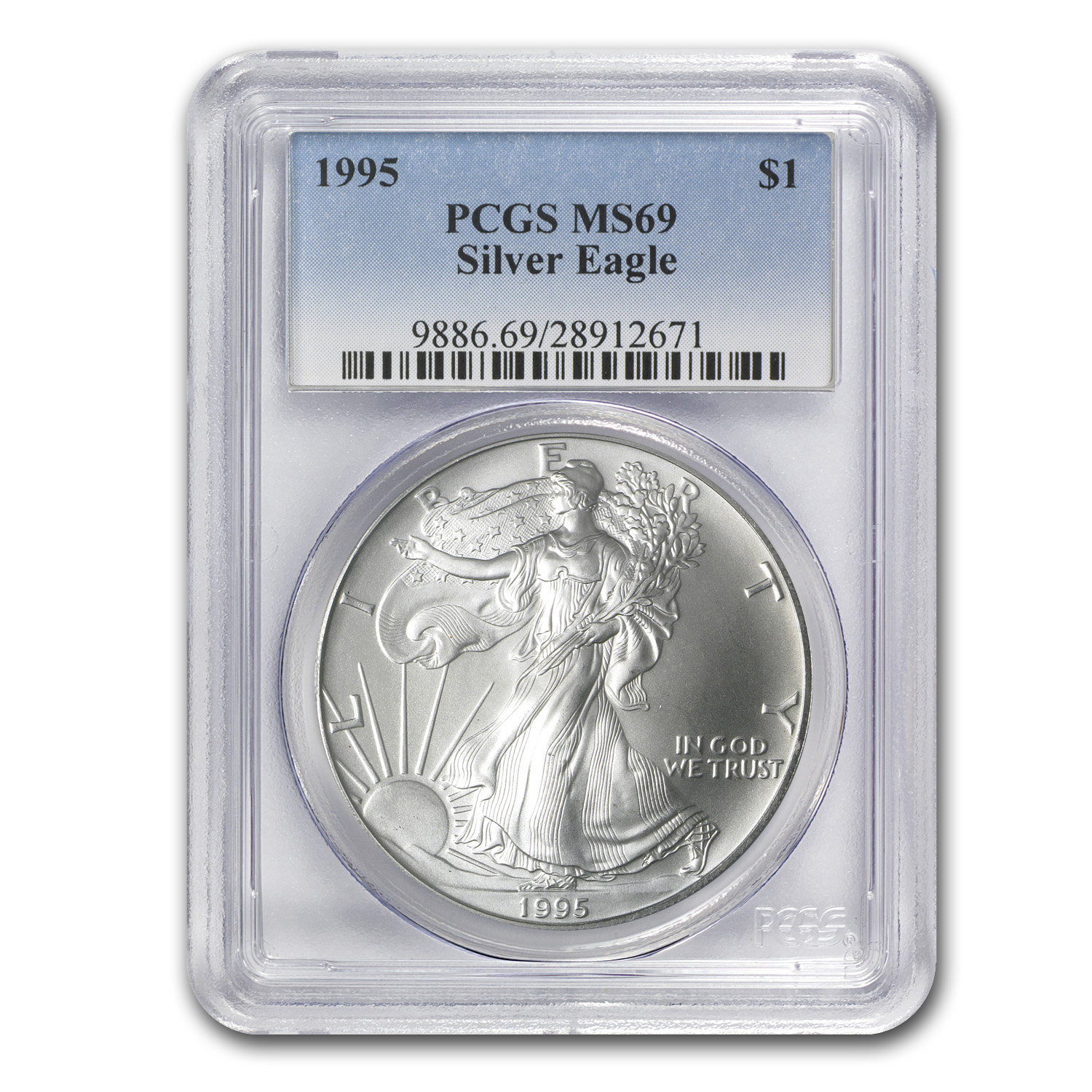 Buy 1995 American Silver Eagle MS-69 PCGS