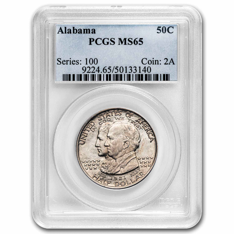 Buy 1921 Alabama Centennial Commemorative Half MS-65 PCGS