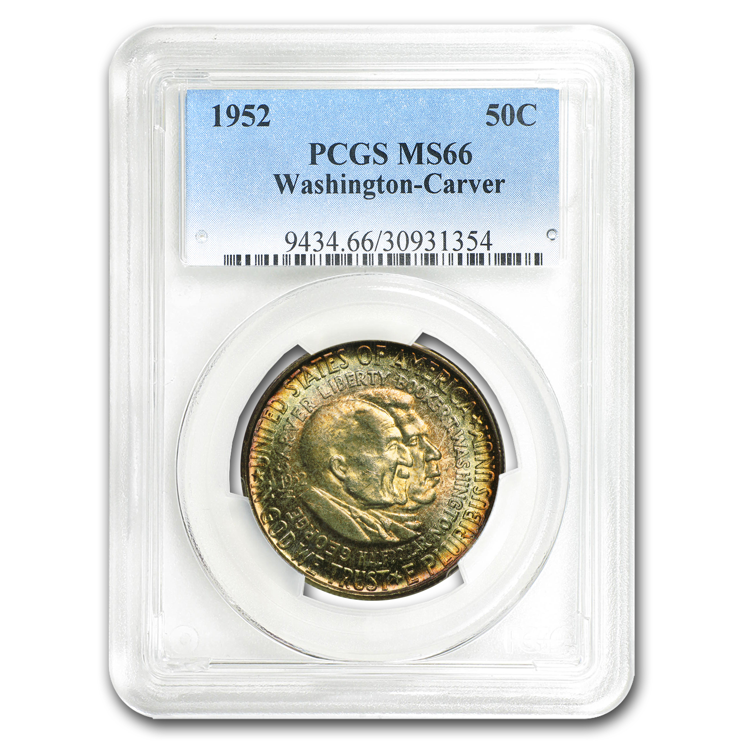 Buy 1952 Washington-Carver Half MS-66 PCGS