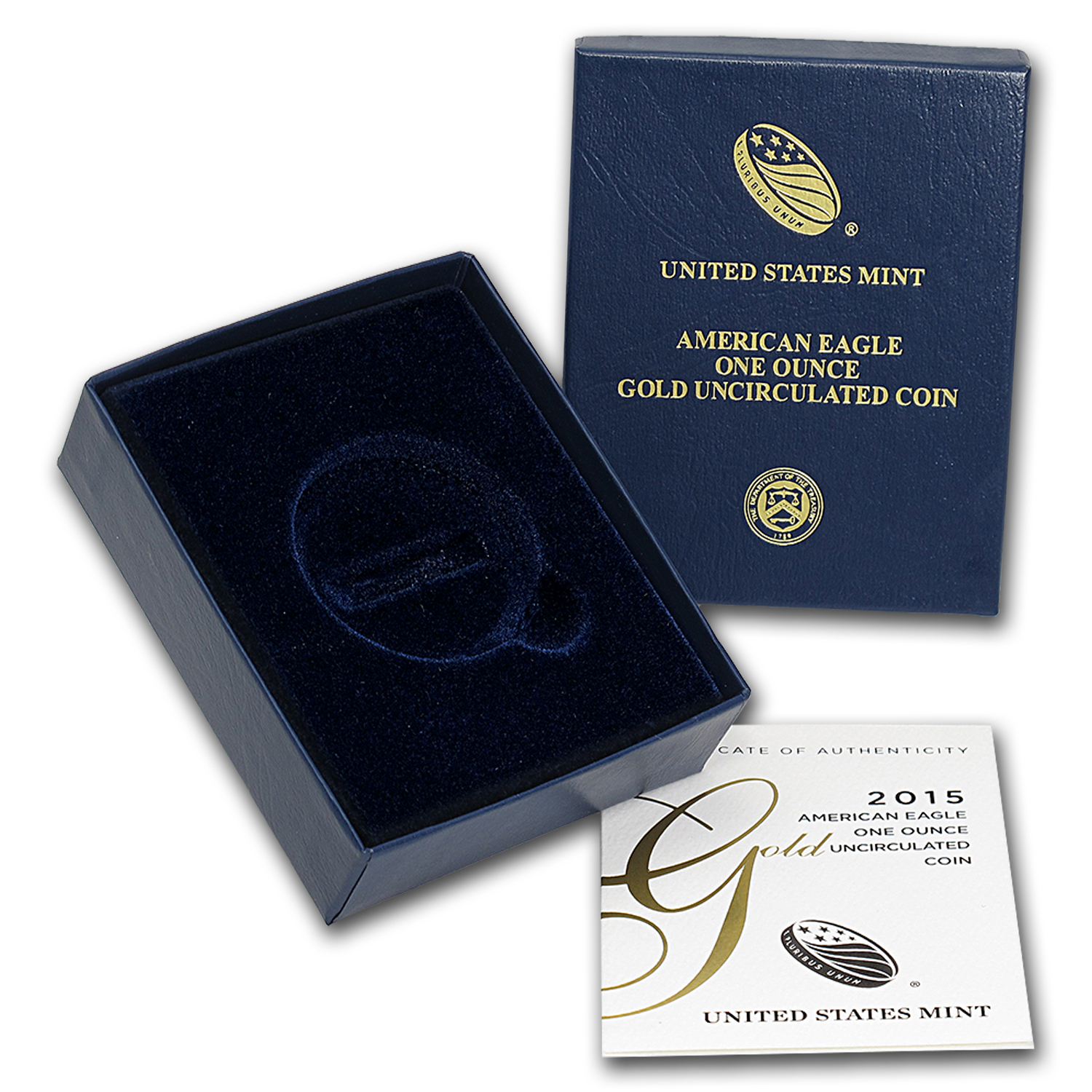 Buy OGP Box & COA - 2015-W 1 oz Burnished Gold Eagle