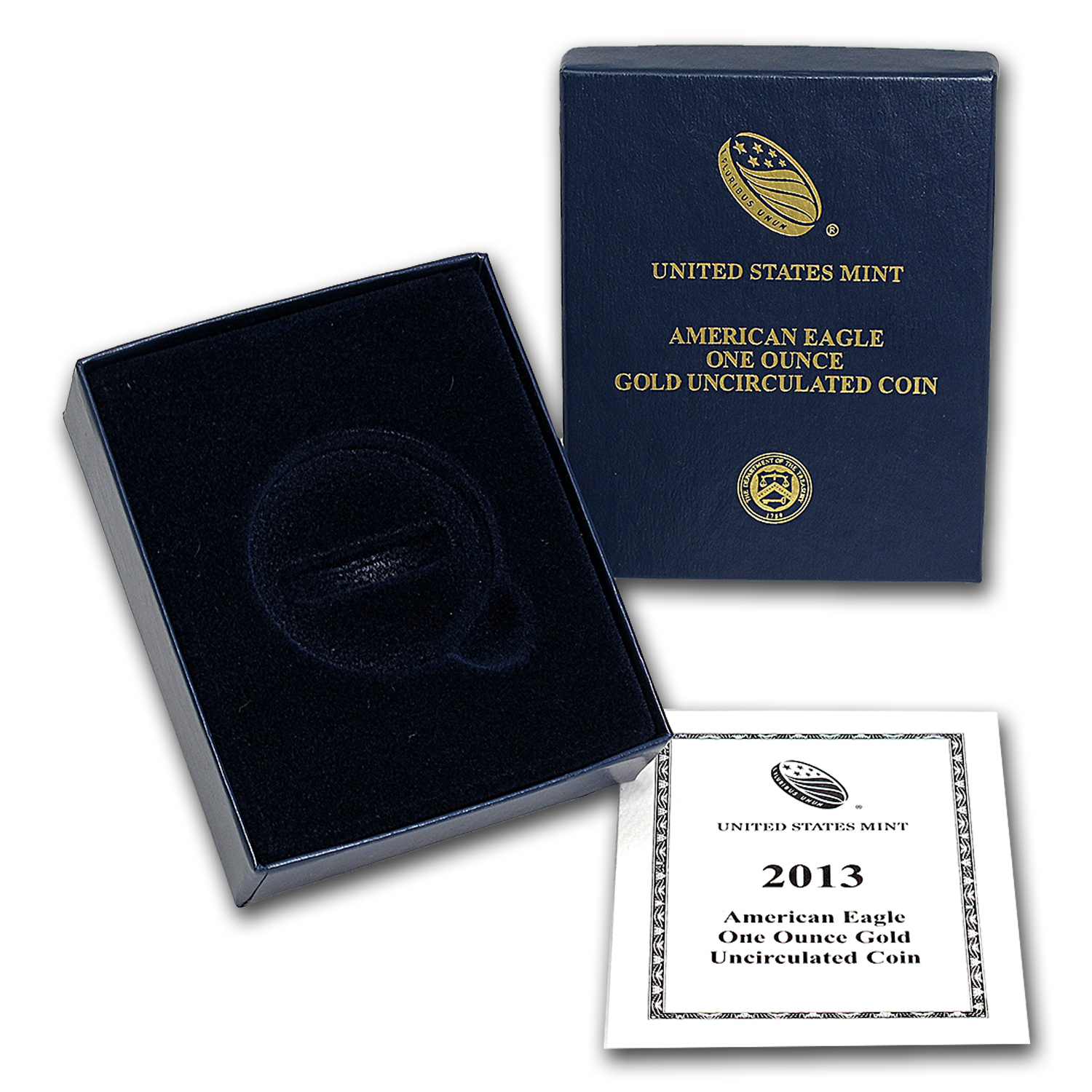 Buy OGP Box & COA - 2013-W 1 oz Burnished Gold Eagle - Click Image to Close