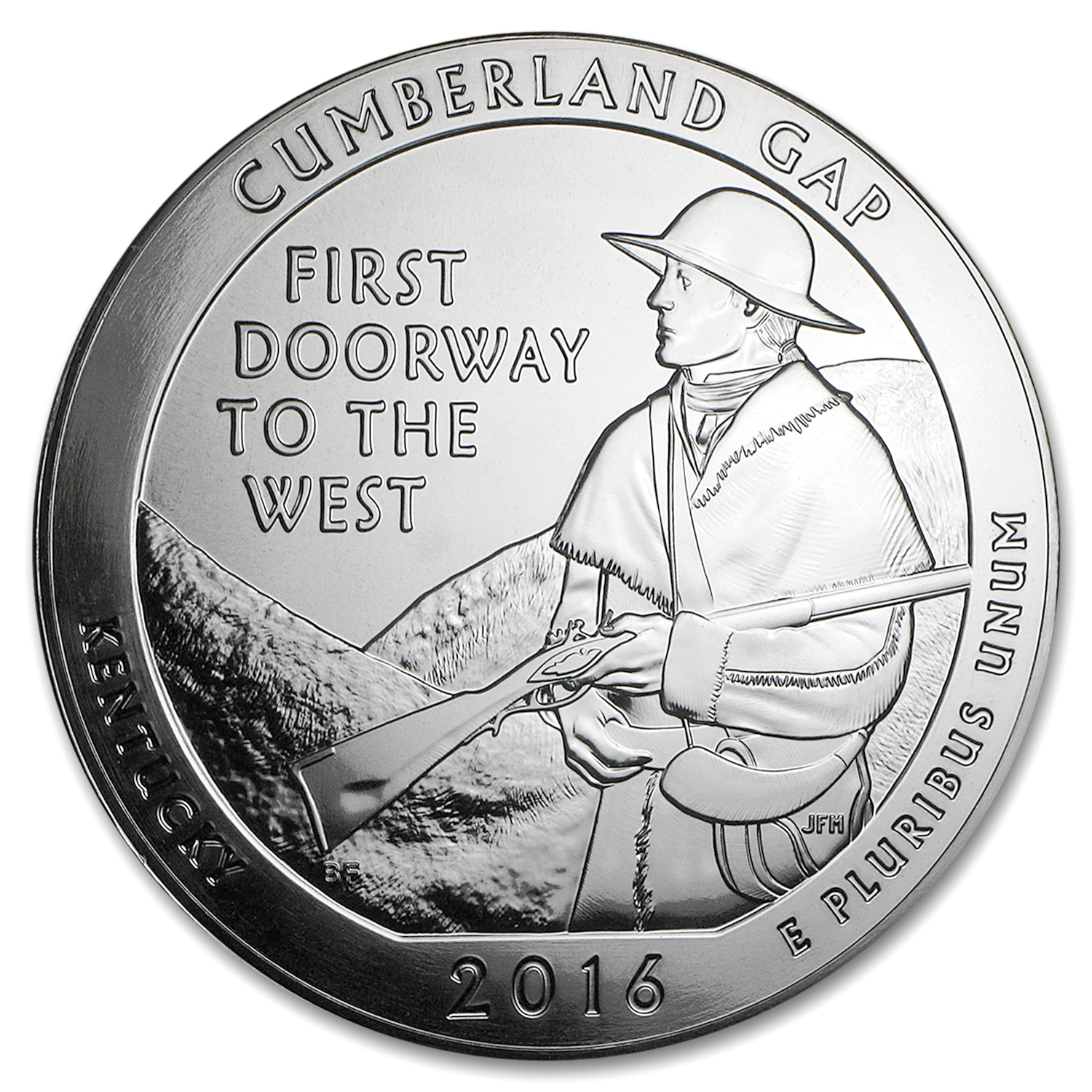 Buy 2016 5 oz Ag ATB Cumberland Gap Nat. Hist. Park - Click Image to Close