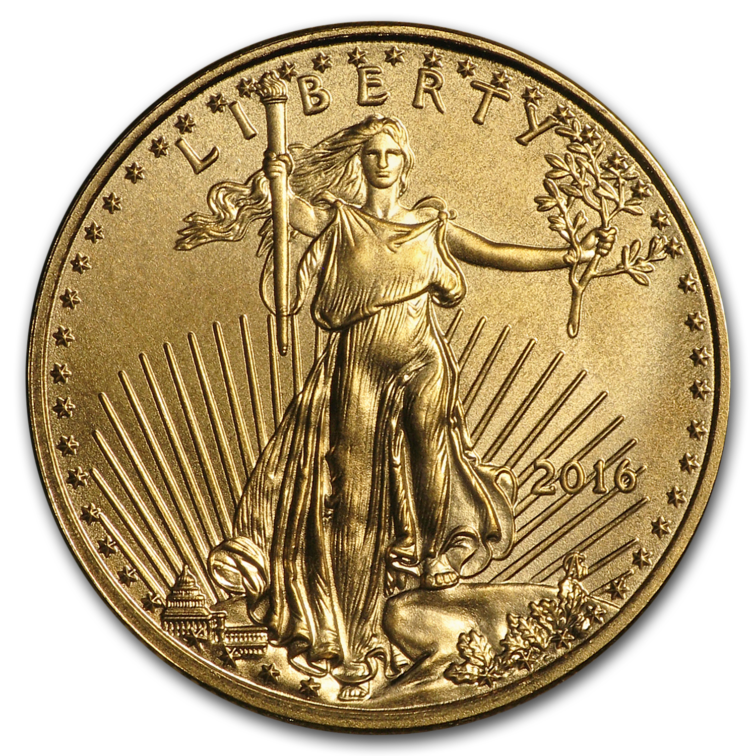 Buy 2016 1/10 oz American Gold Eagle BU