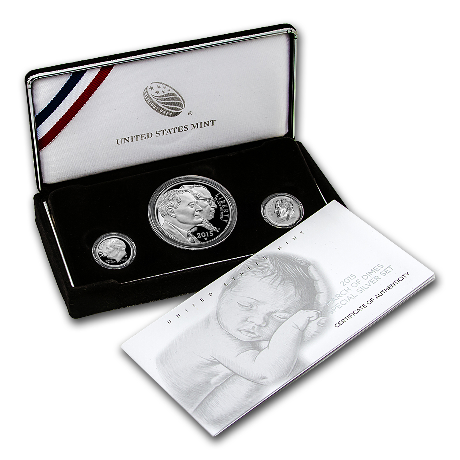 Buy 2015 3-Coin U.S March of Dimes Ag Commem Prf Set