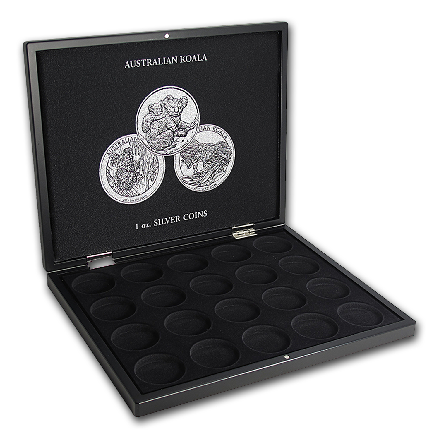 Buy 1 oz Australian Silver Koala 20-Piece Black Presentation Box