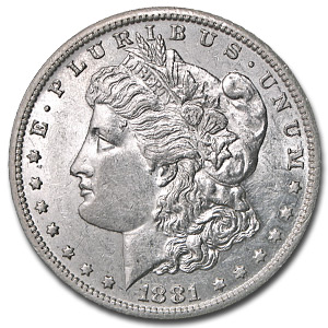 Buy 1881-S Morgan Dollar AU