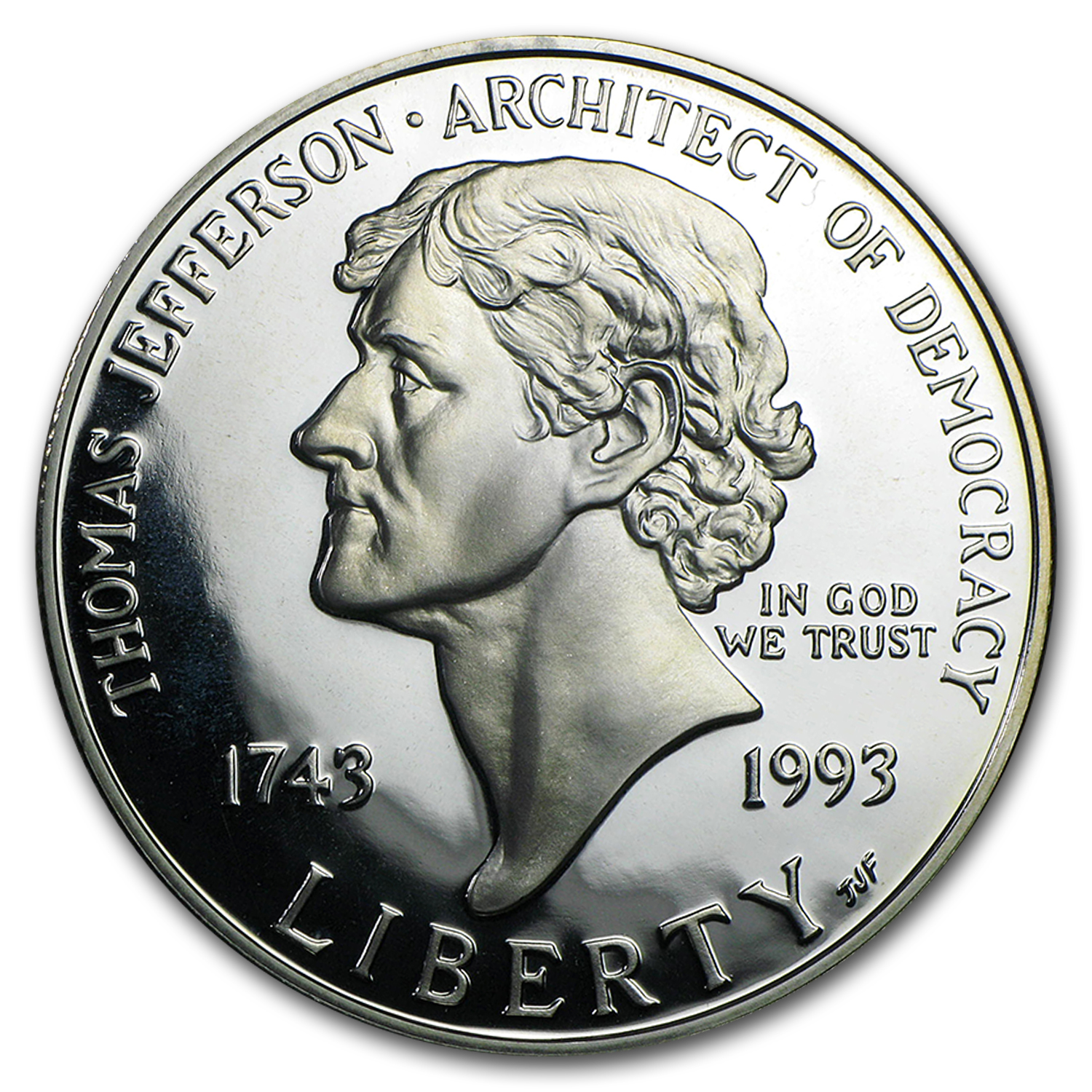 Buy 1993-S Jefferson 250th Anniv Silver Commem Prf