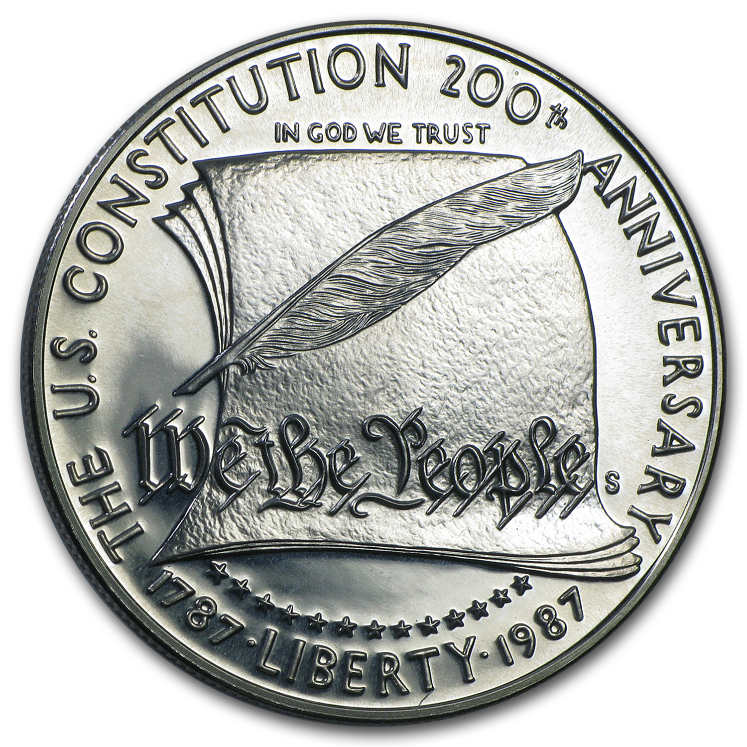 Buy 1987-S Constitution $1 Silver Commem Proof (Capsule Only)