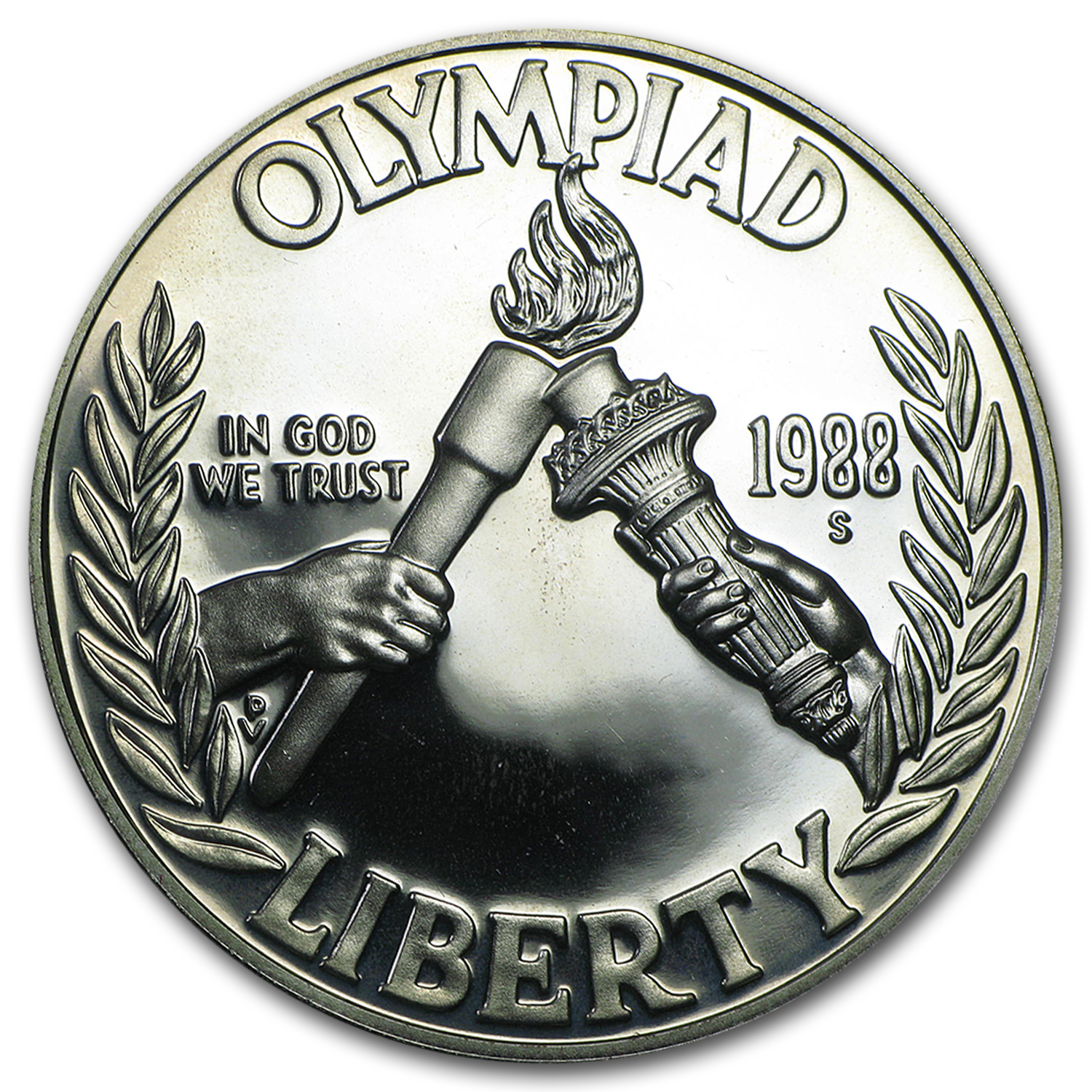 Buy 1988-S Olympic $1 Silver Commem Proof (Capsule Only)