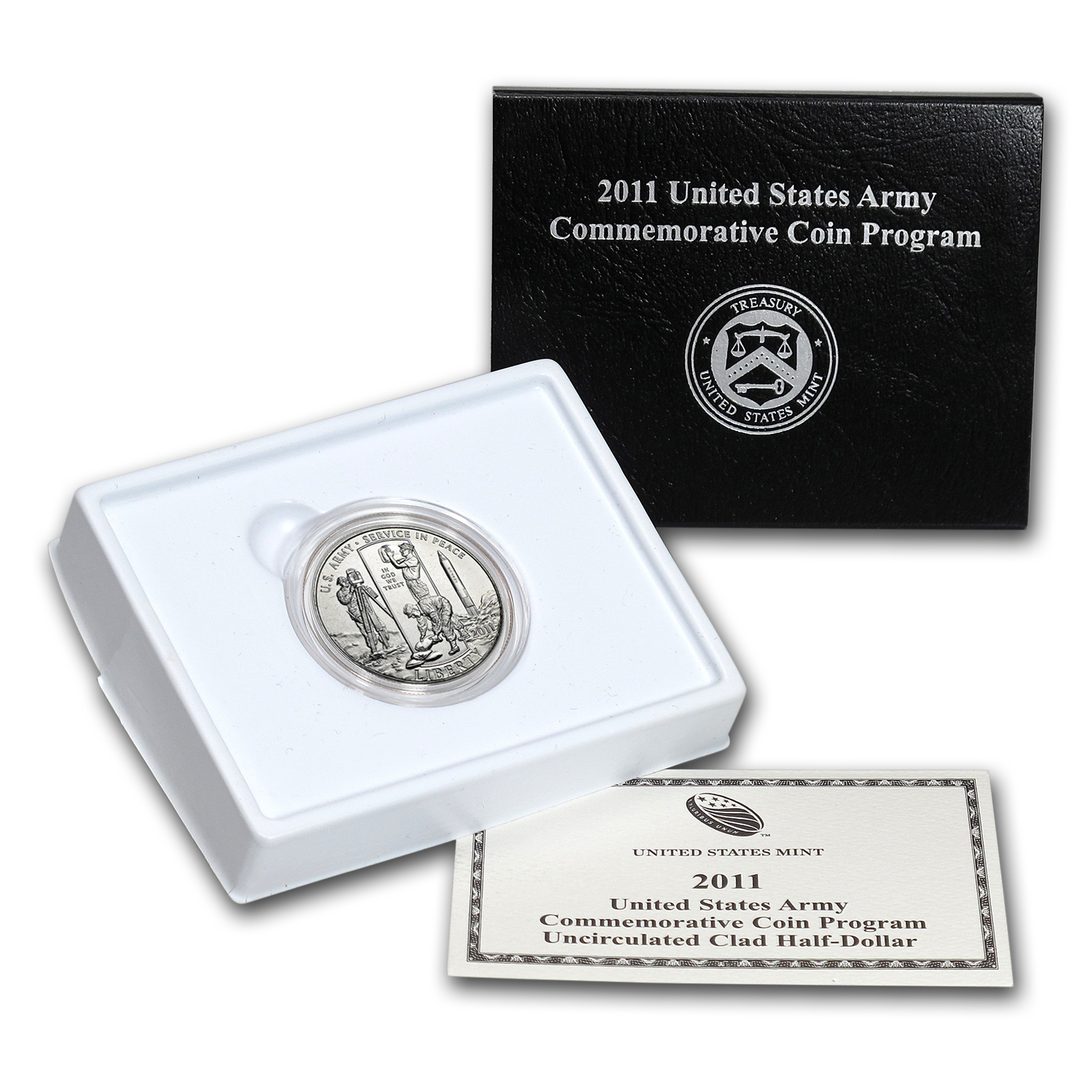 Buy 2011-D Army 1/2 Dollar Clad Commemorative BU (Box & COA)