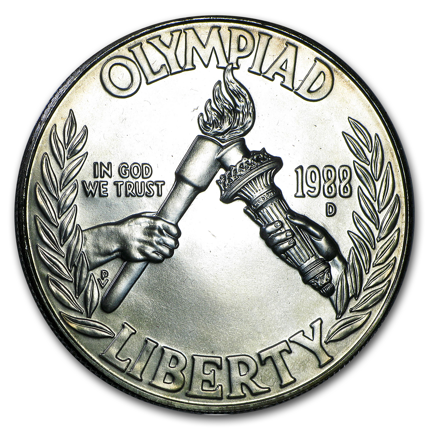 Buy 1988-D Olympic $1 Silver Commem BU (Capsule Only)
