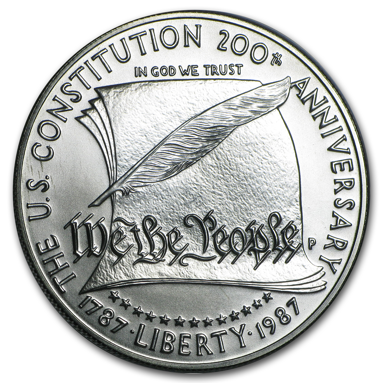 Buy 1987-P Constitution $1 Silver Commem BU (Capsule Only)