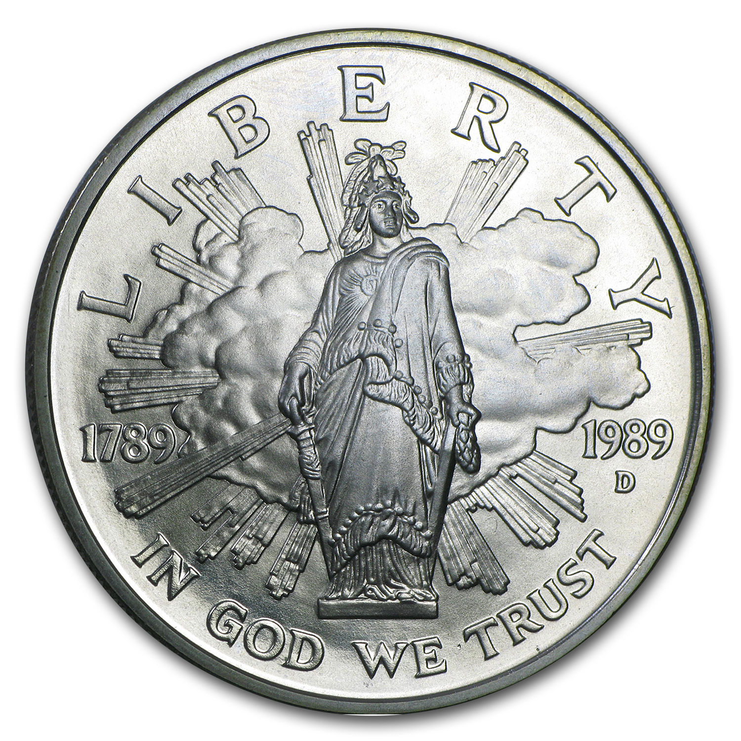 Buy 1989-D Congressional $1 Silver Commem BU (Capsule Only)